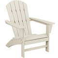 Polywood Nautical Sand Adirondack Chair 633AD410SA